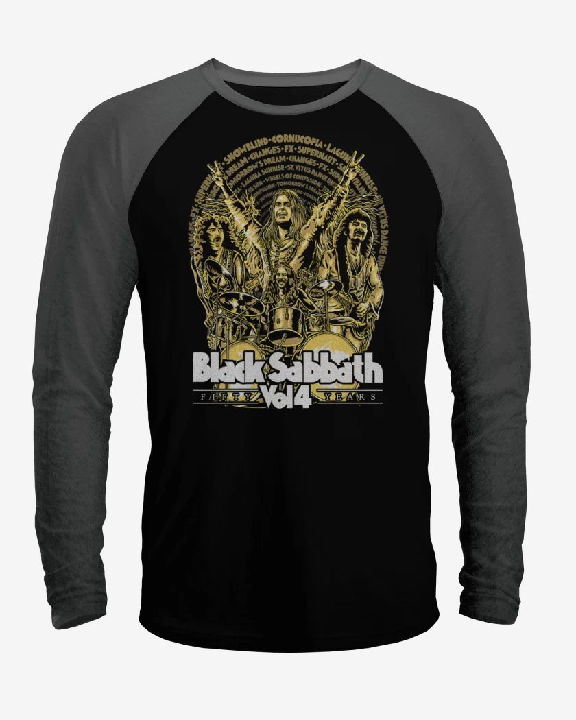 Polera Raglan Black Sabbath Vol4