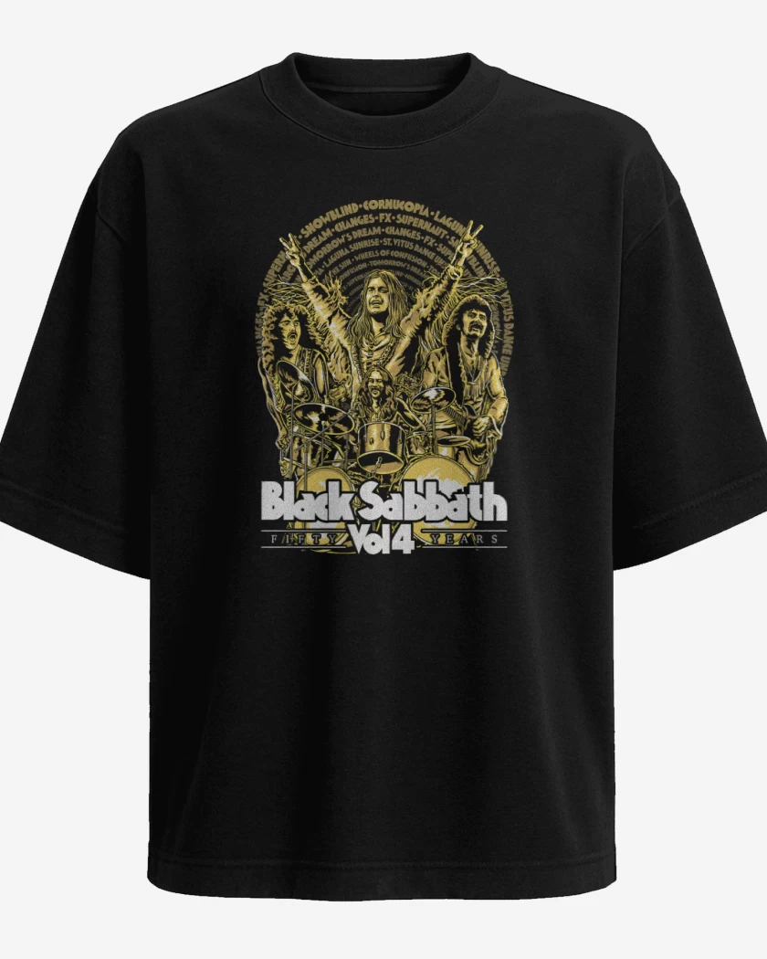 Polera Oversize Black Sabbath Vol4