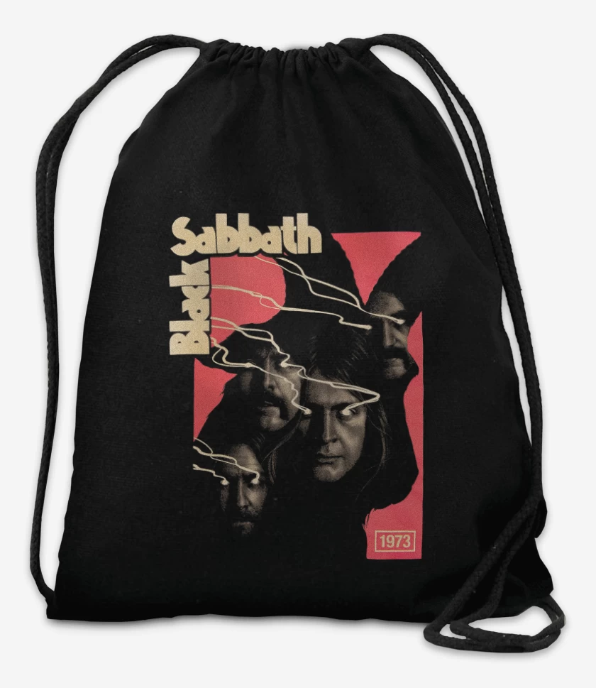 Mochila Negro de Black Sabbath 73
