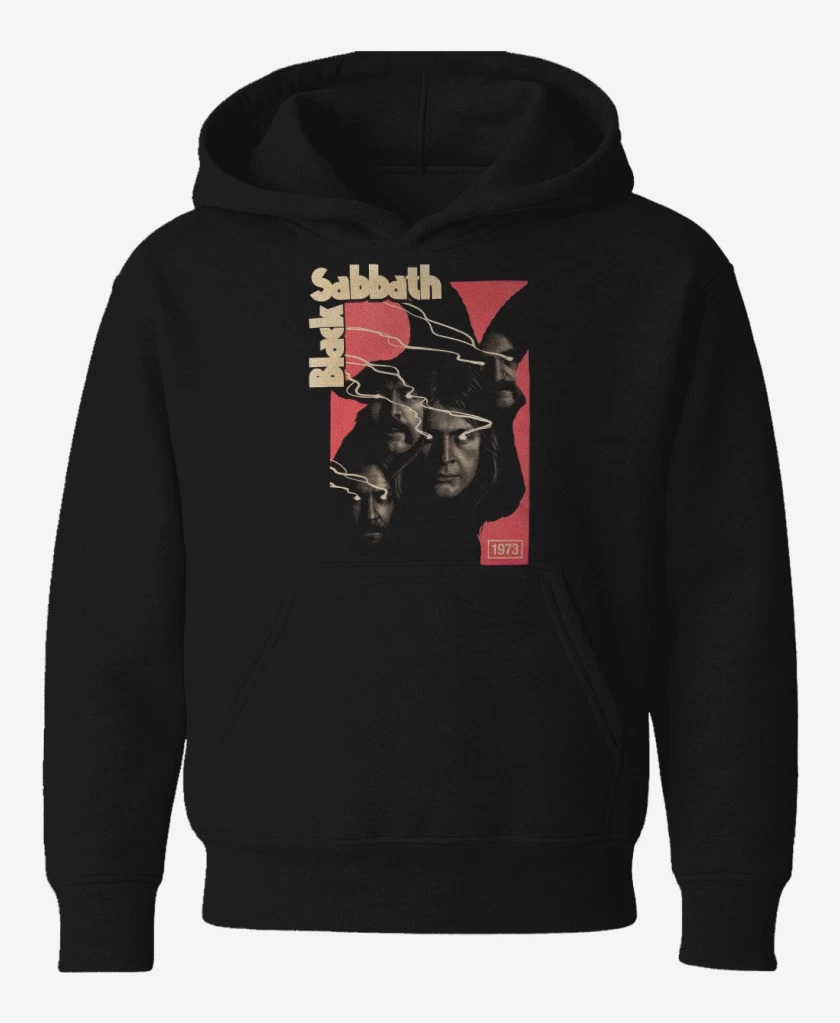 Poleron de niño Negro de Black Sabbath 73
