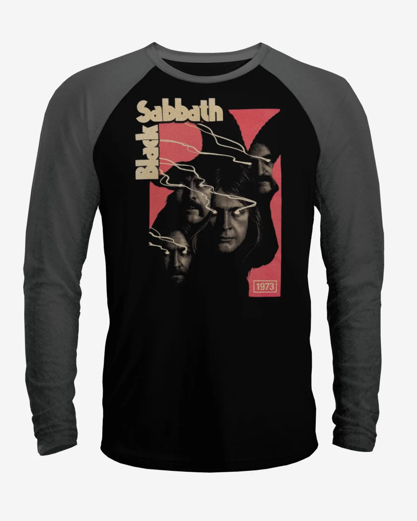 Polera Raglan Black Sabbath 73