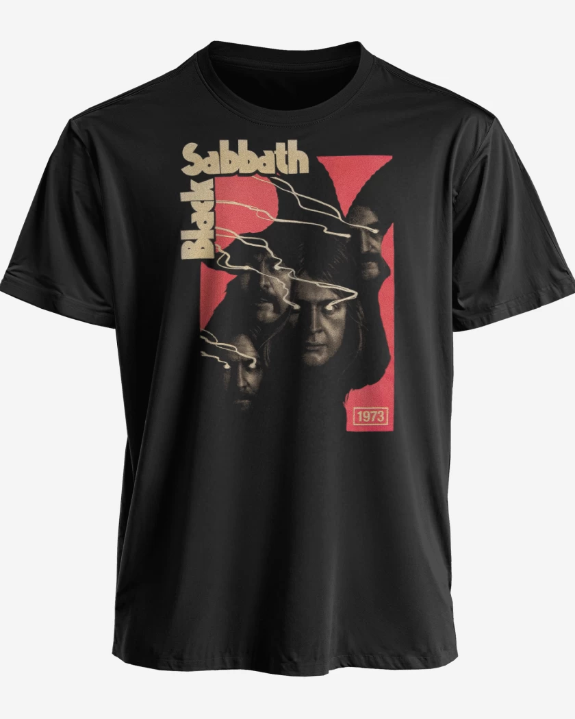 Polera premium Negro de Black Sabbath 73