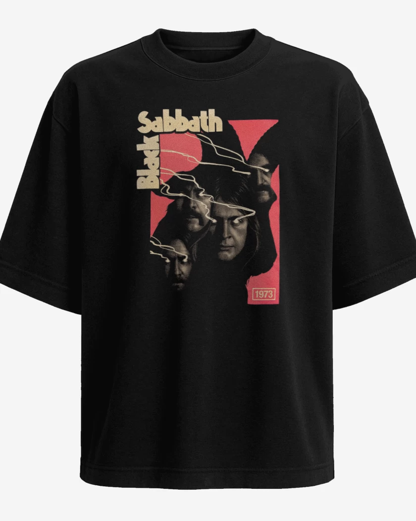 Polera Oversize Black Sabbath 73