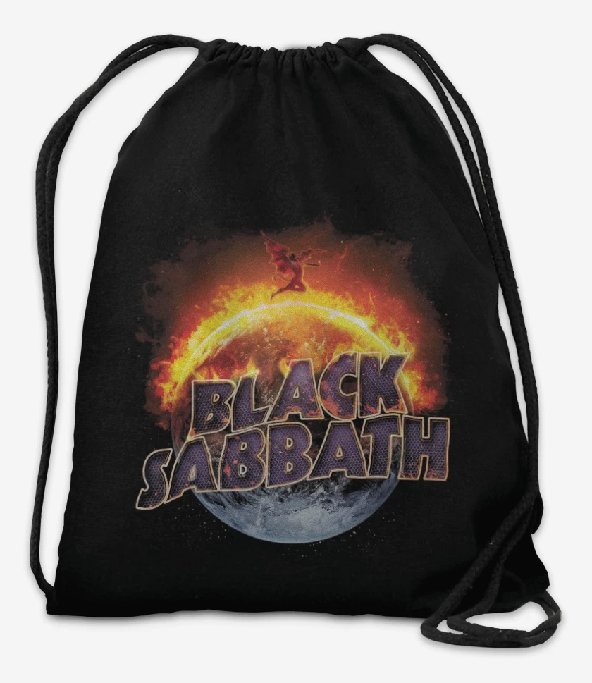 Mochila Negro de Black Sabbath 