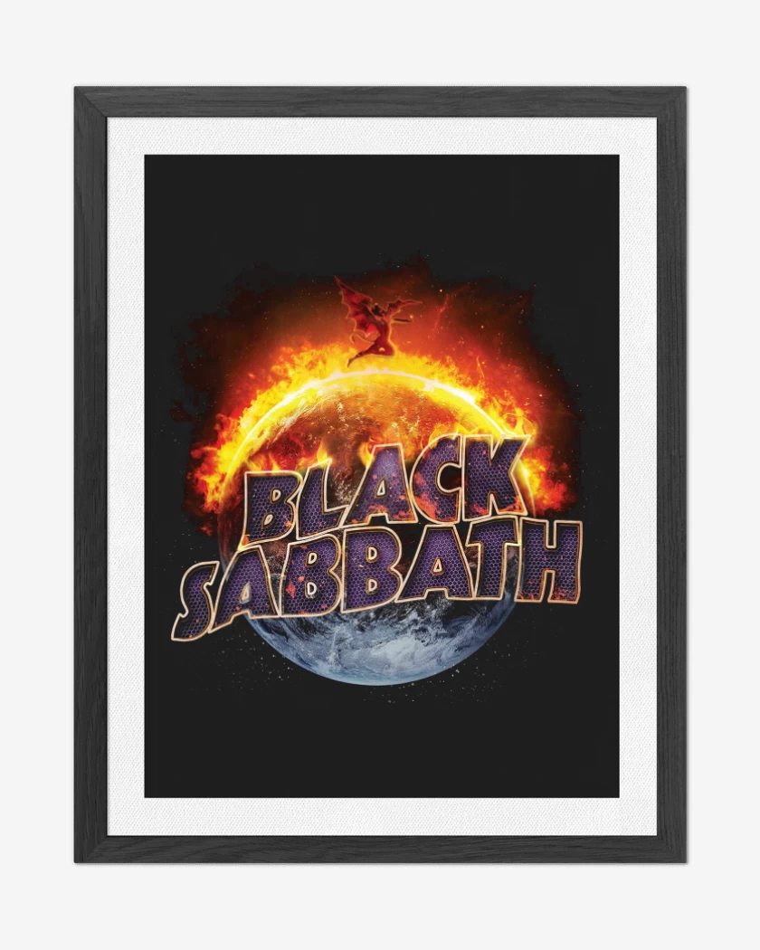 Cuadro decorativo Black Sabbath 