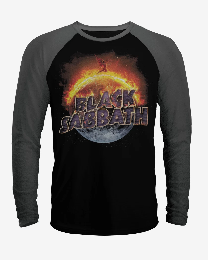 Polera Raglan Black Sabbath 