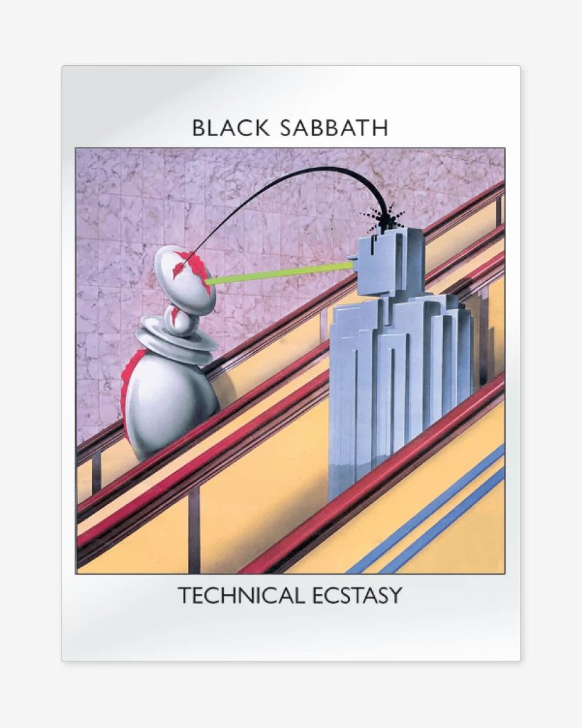 Print metalico Blanco de Technical Ecstasy