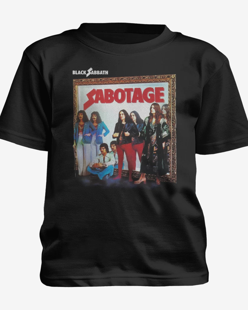 Polera de niño Negro de Sabotage