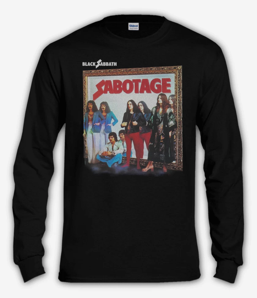Polera manga larga Negro de Sabotage