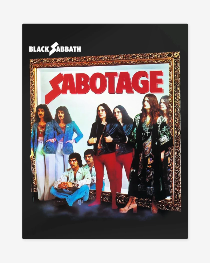 Print metalico Negro de Sabotage