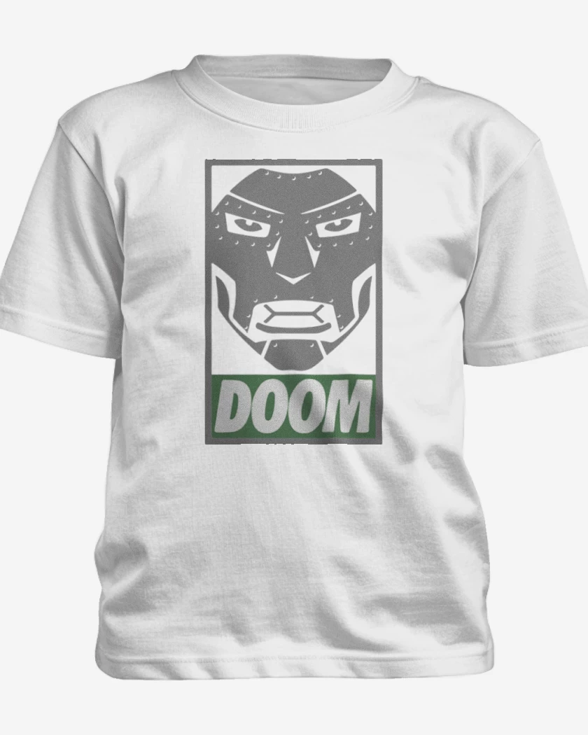 Polera de niño Blanco de Doom 2