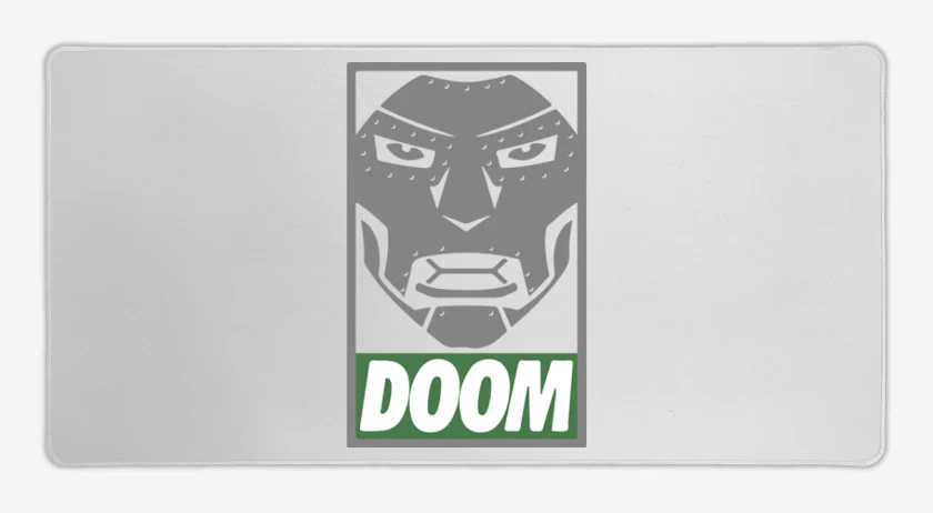 Mouse pad Gamer Blanco de Doom 2