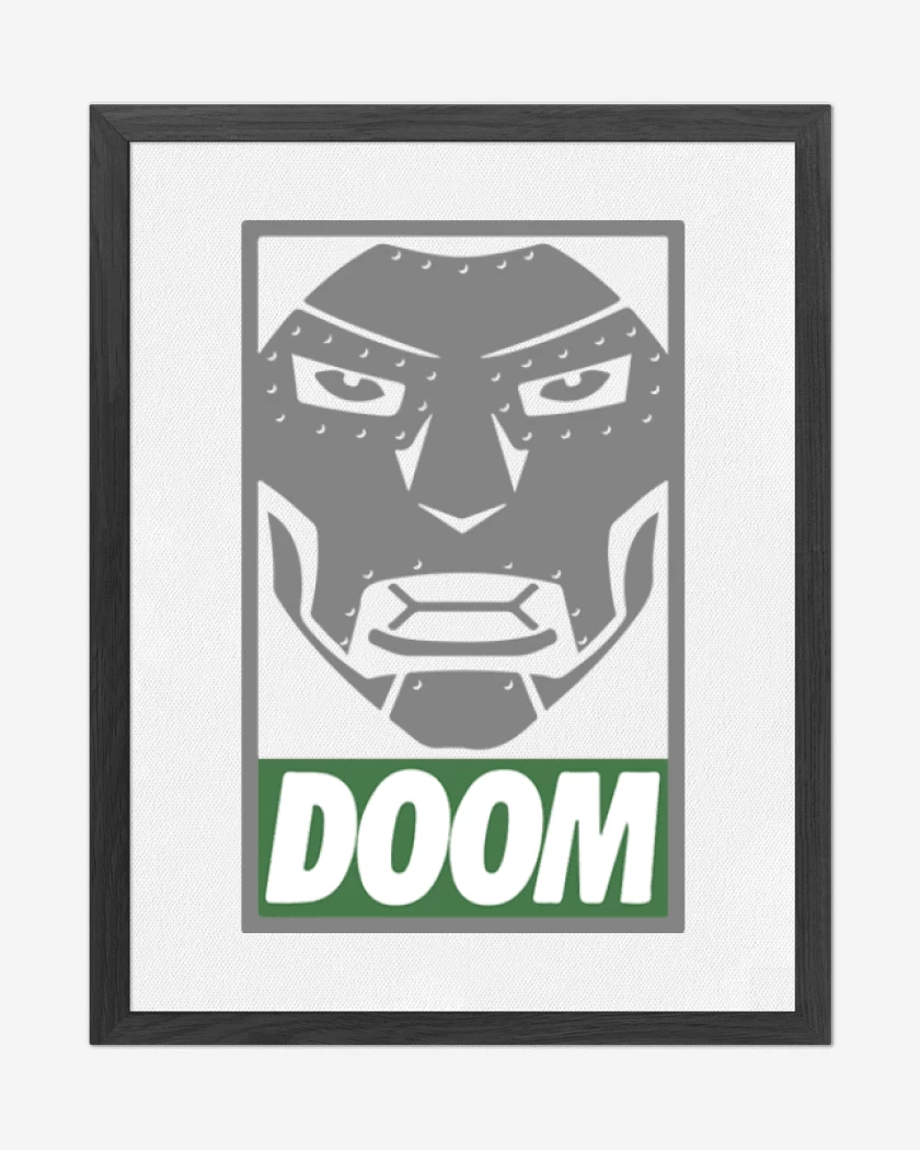 Cuadro decorativo Blanco de Doom 2