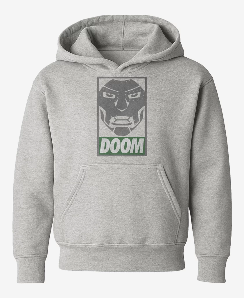 Poleron de niño Gris Melange de Doom 2