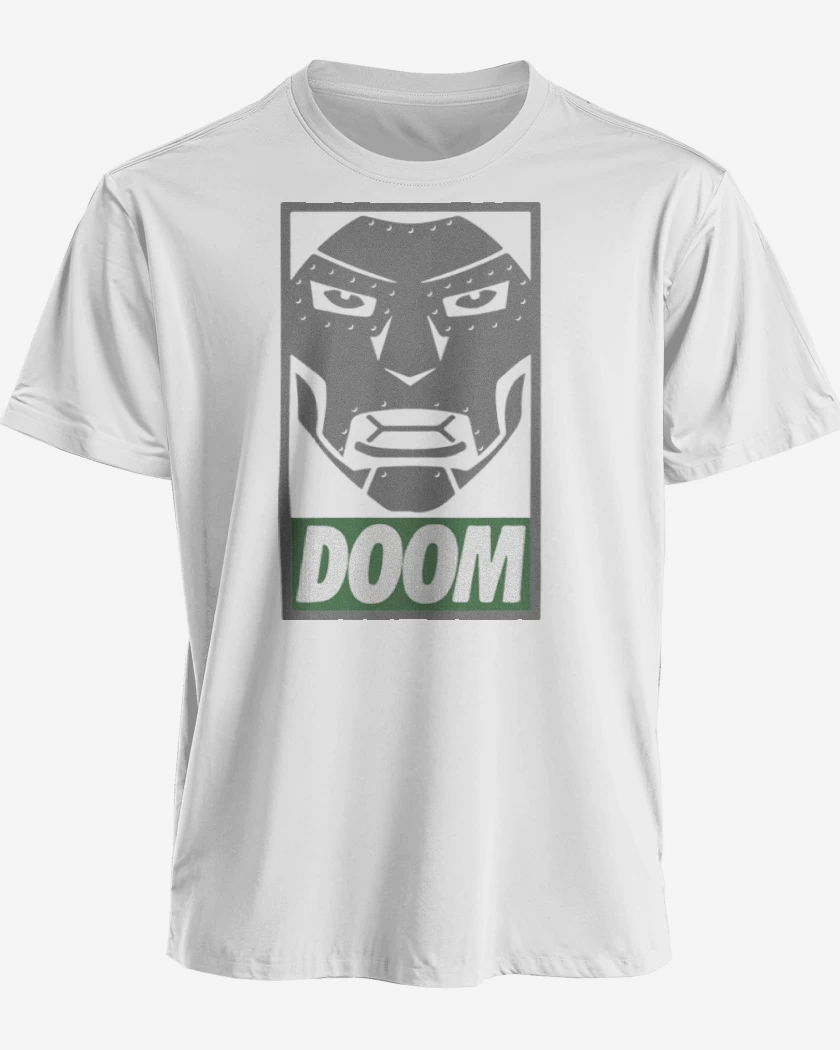 Polera premium Blanco de Doom 2
