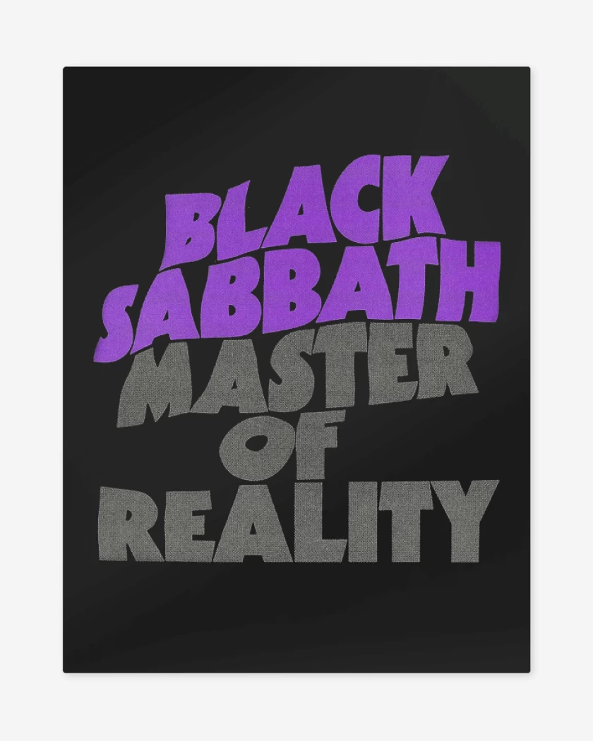 Print metalico Master of Reality