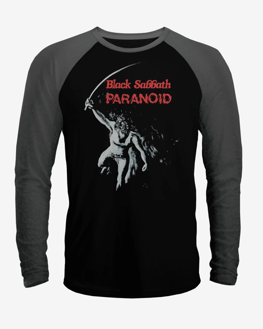 Polera Raglan Black Sabbath Paranoid