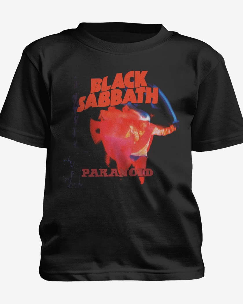 Polera de niño Negro de BS Paranoid 