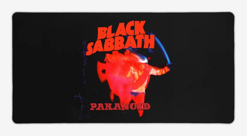Mouse pad Gamer Negro de BS Paranoid 