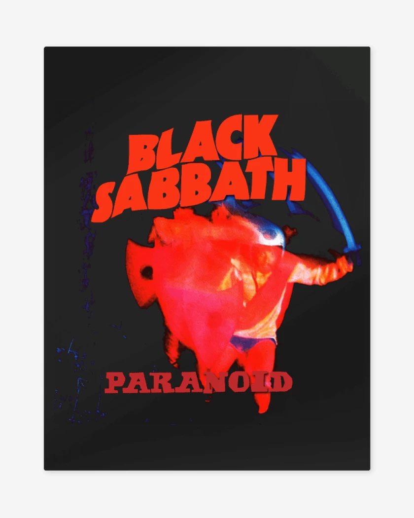 Print metalico Negro de BS Paranoid 