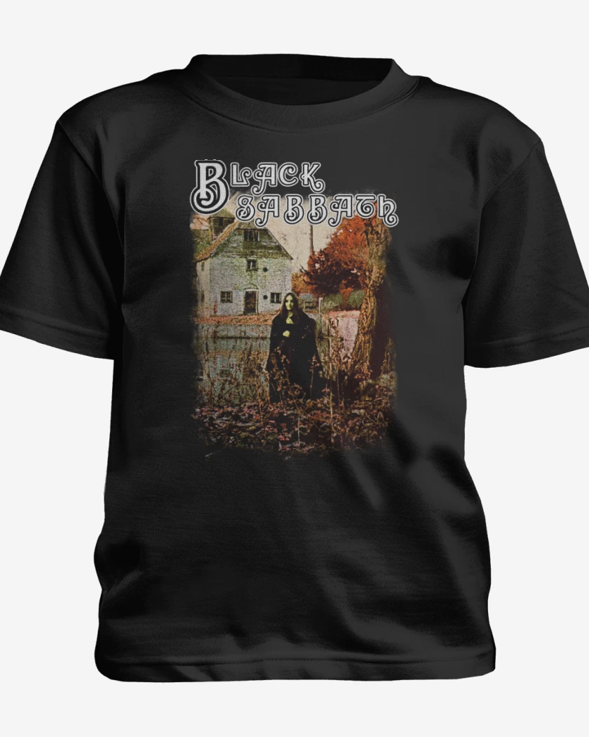 Polera de niño Negro de Black Sabbath ST