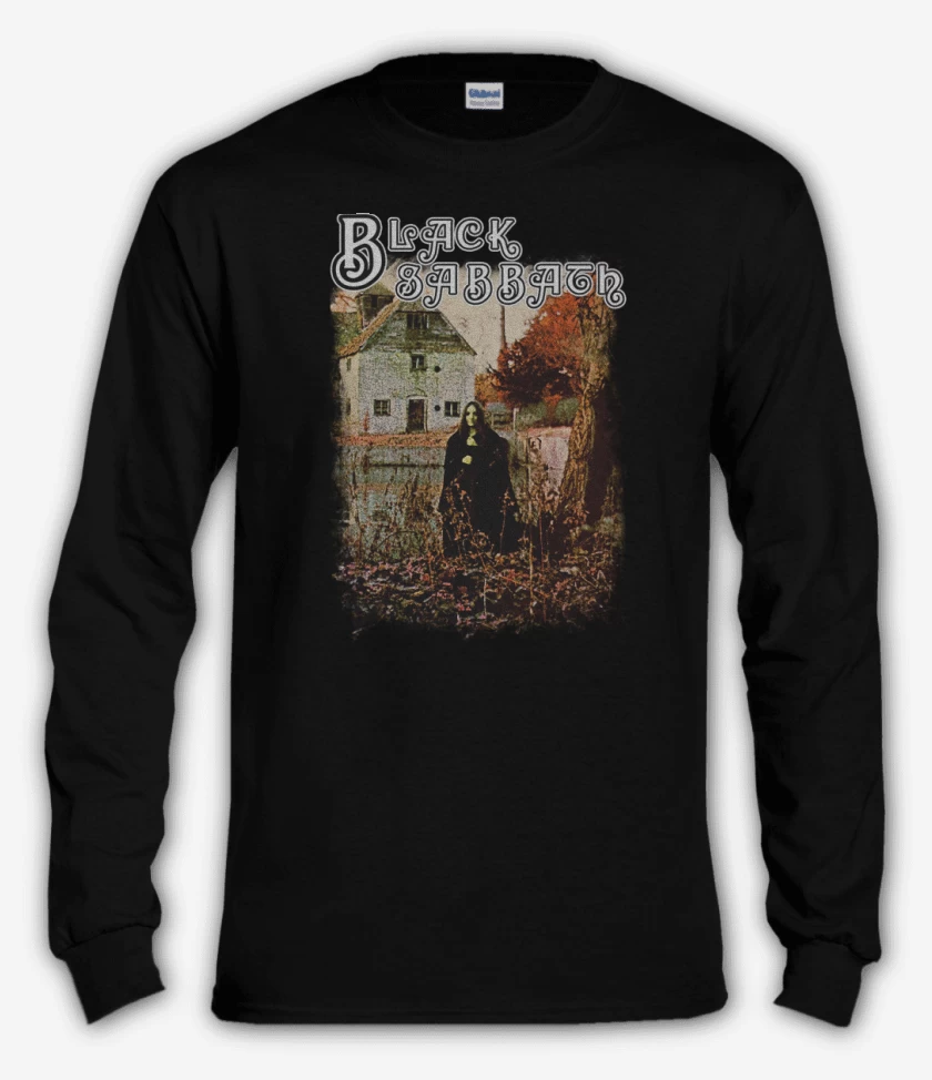 Polera manga larga Negro de Black Sabbath ST