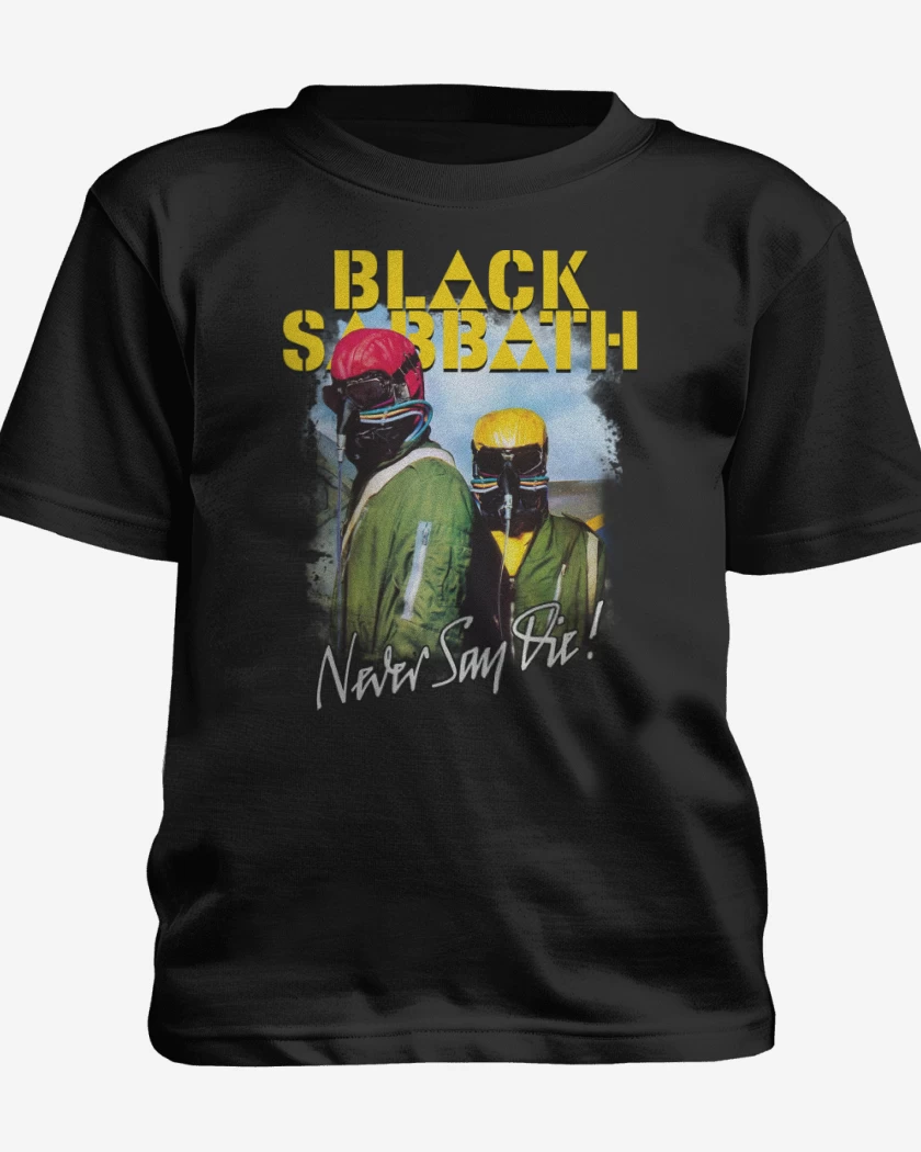 Polera de niño Negro de Never Say Die
