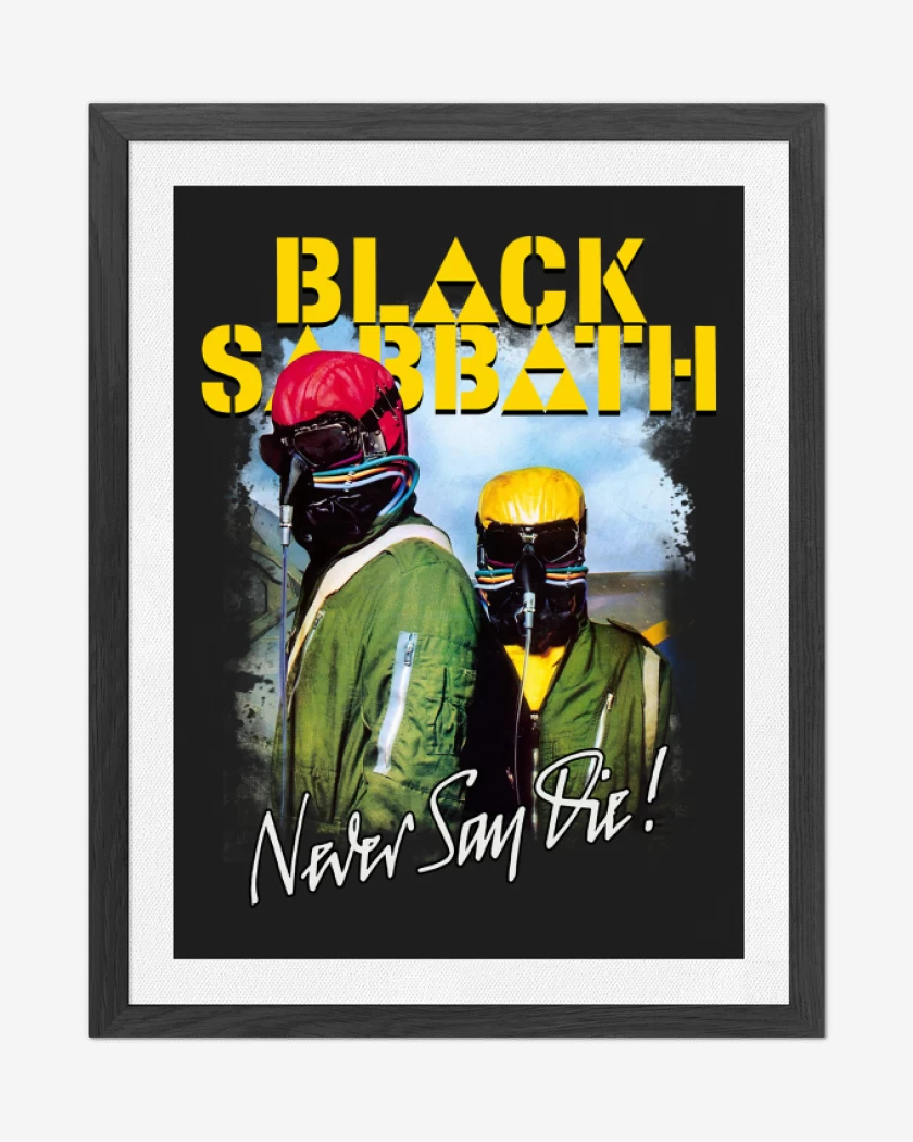 Cuadro decorativo Negro de Never Say Die