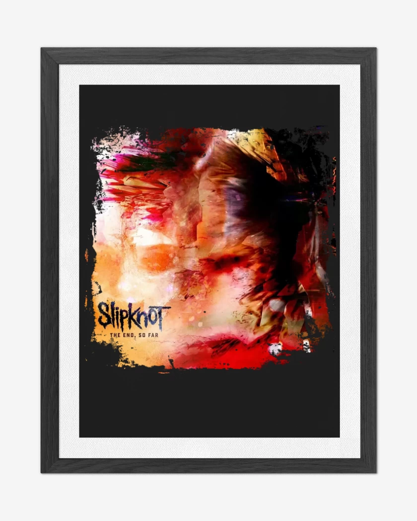 Cuadro decorativo Negro de Slipknot The End So Far