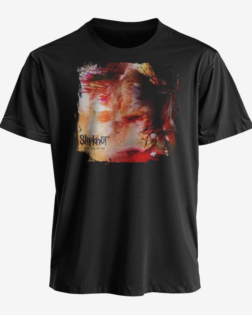 Polera premium Negro de Slipknot The End So Far