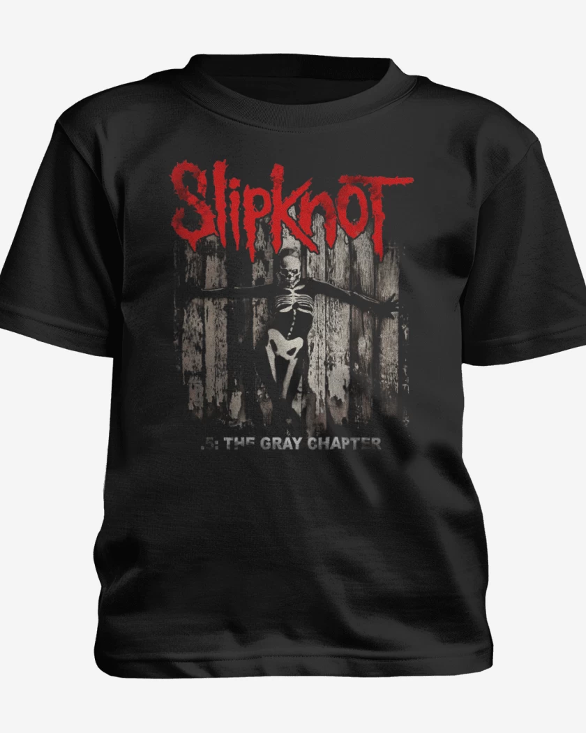 Polera de niño Negro de Slipknot The Gray Chapter