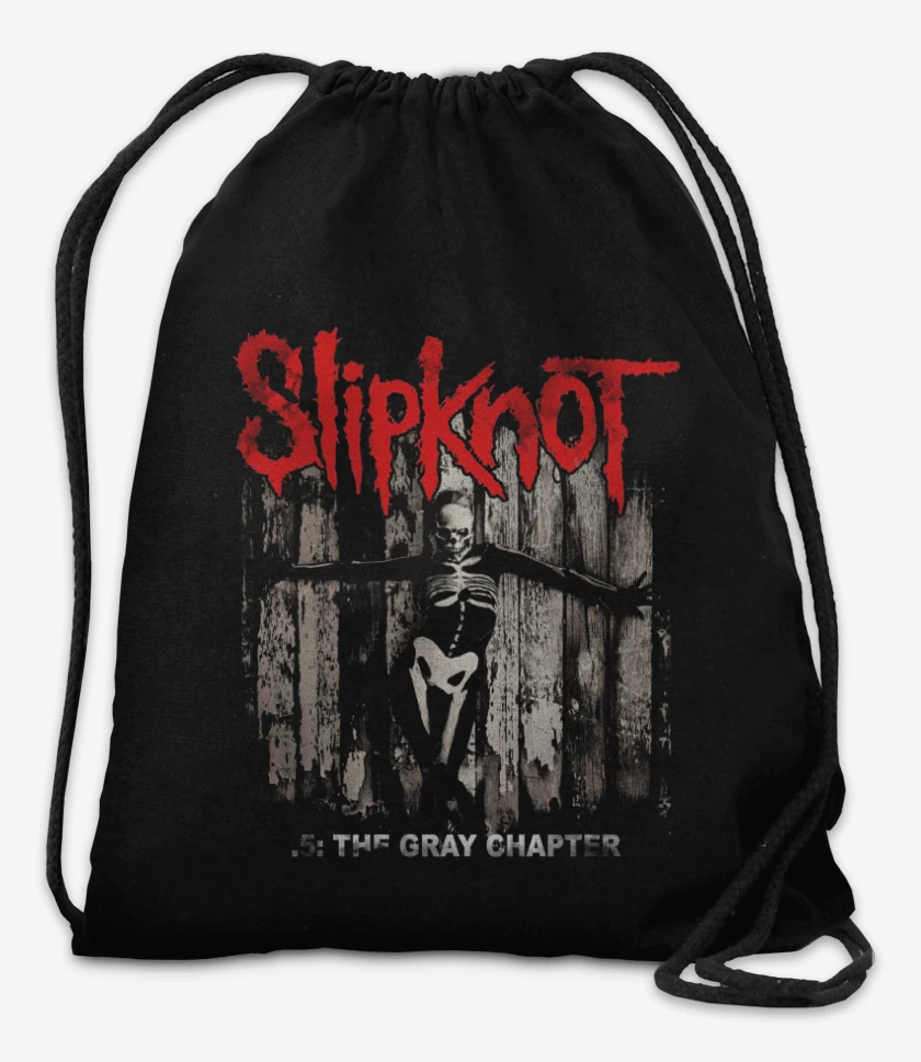 Mochila Negro de Slipknot The Gray Chapter