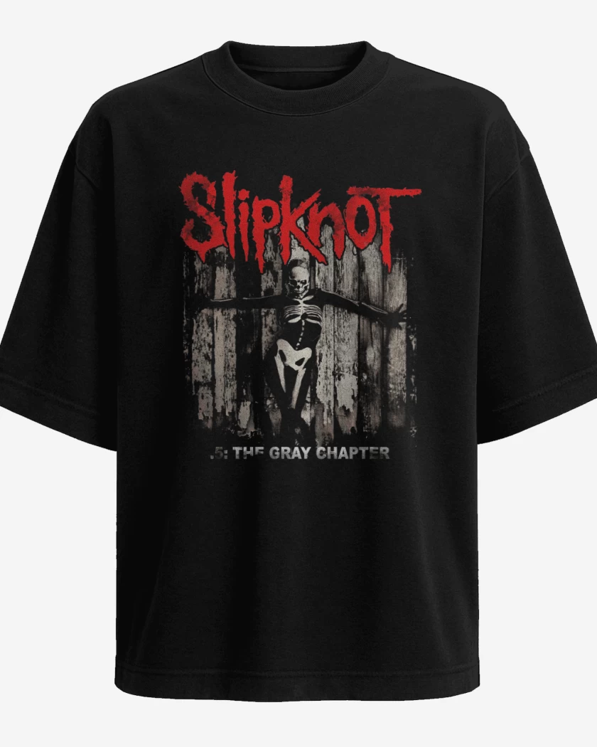 Polera Oversize Slipknot The Gray Chapter