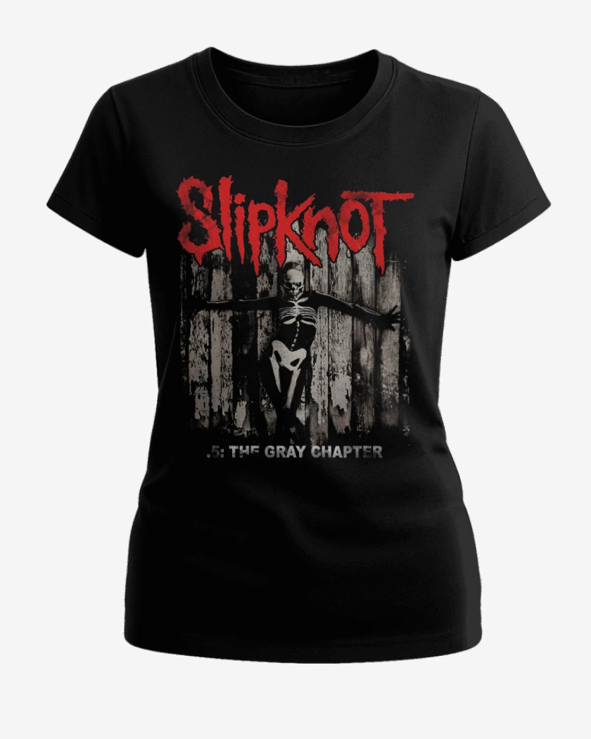 Polera de Mujer Negro de Slipknot The Gray Chapter
