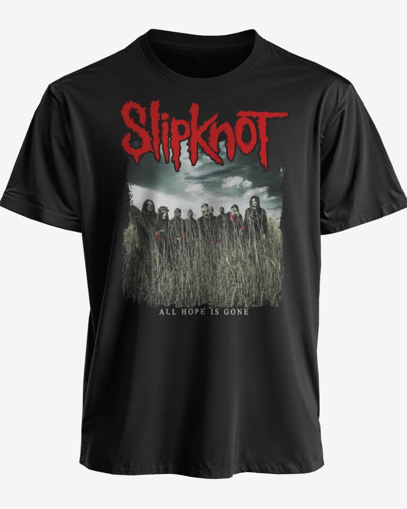 Polera premium Negro de Slipknot All Hope Is Gone
