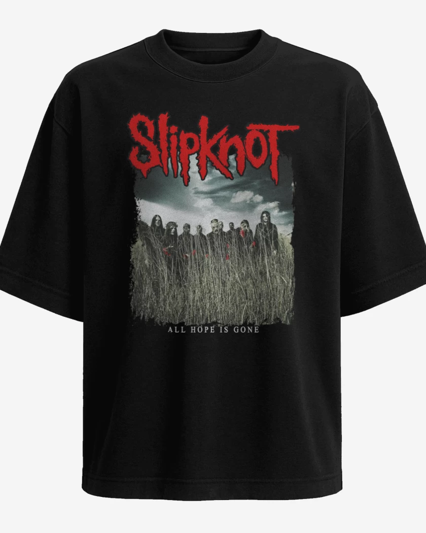 Polera Oversize Slipknot All Hope Is Gone