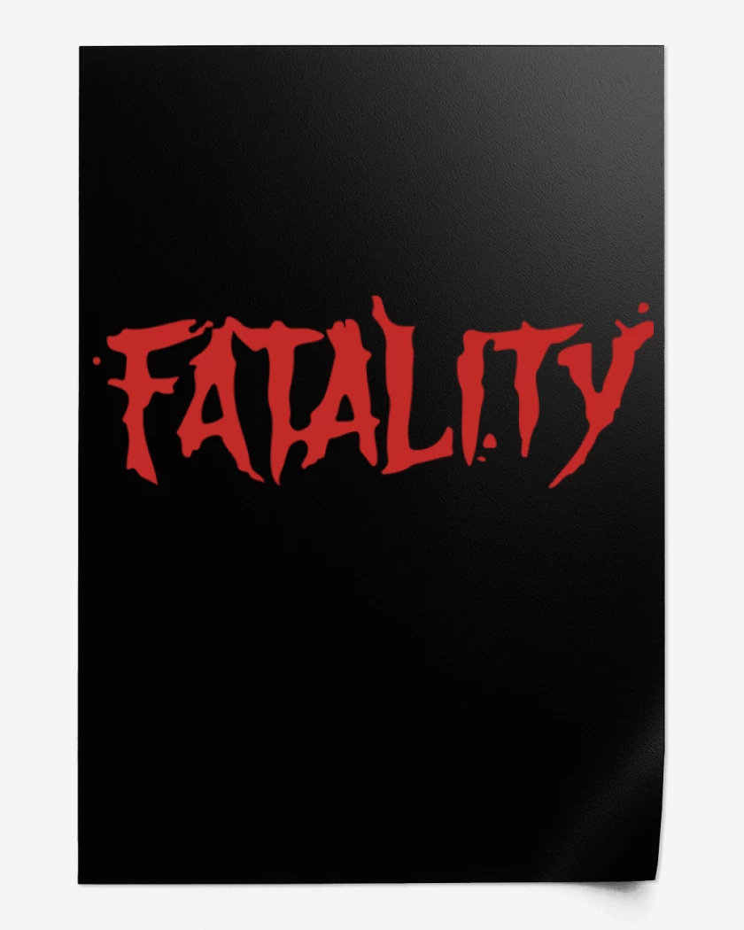 Print Negro de Fatality