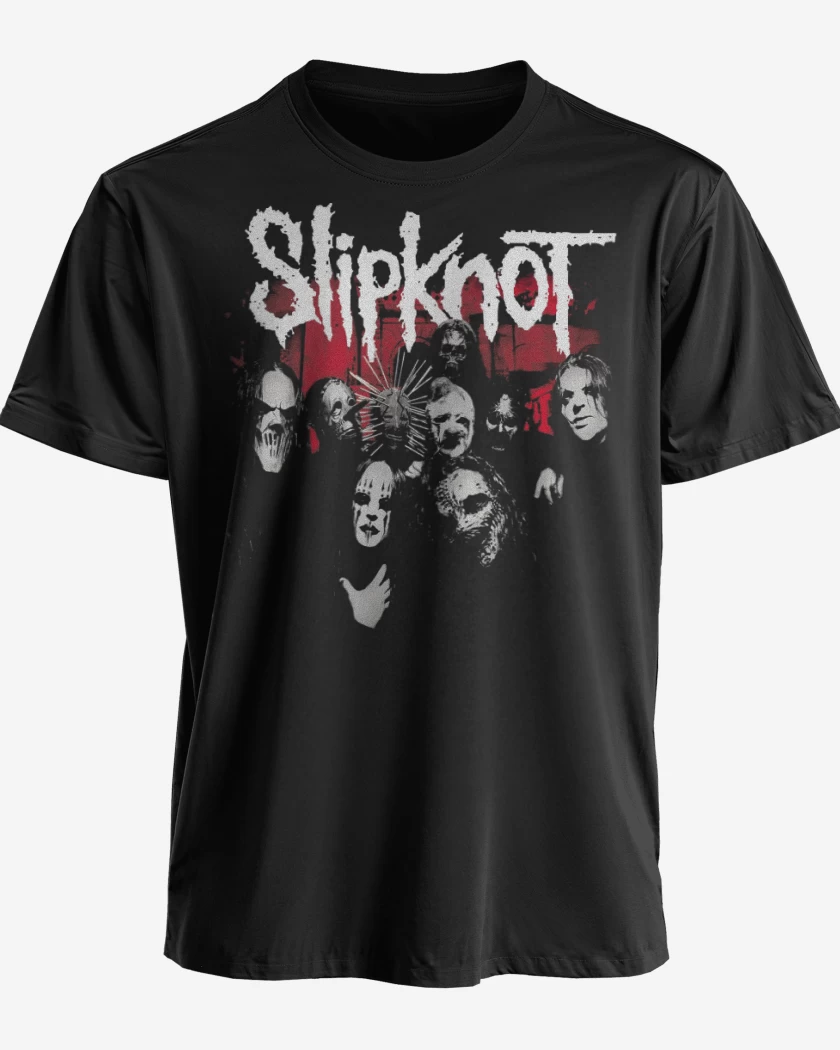 Polera premium Negro de Slipknot Vol 3