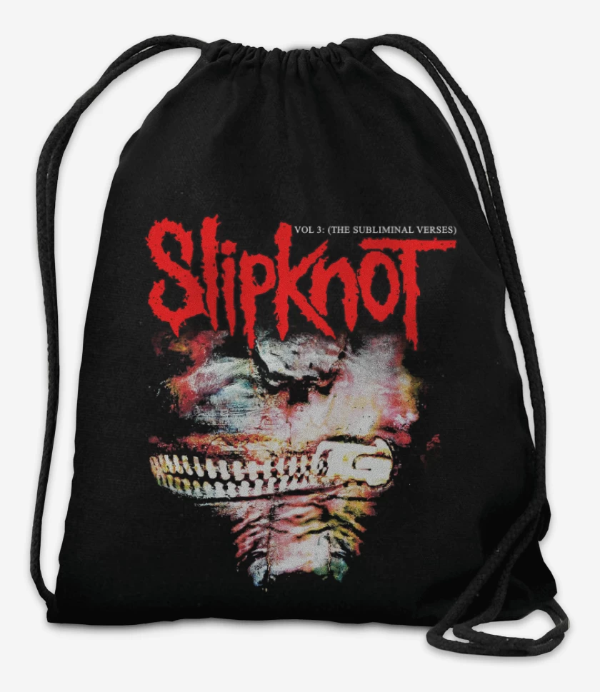 Mochila Negro de Slipknot The Subliminal Verses