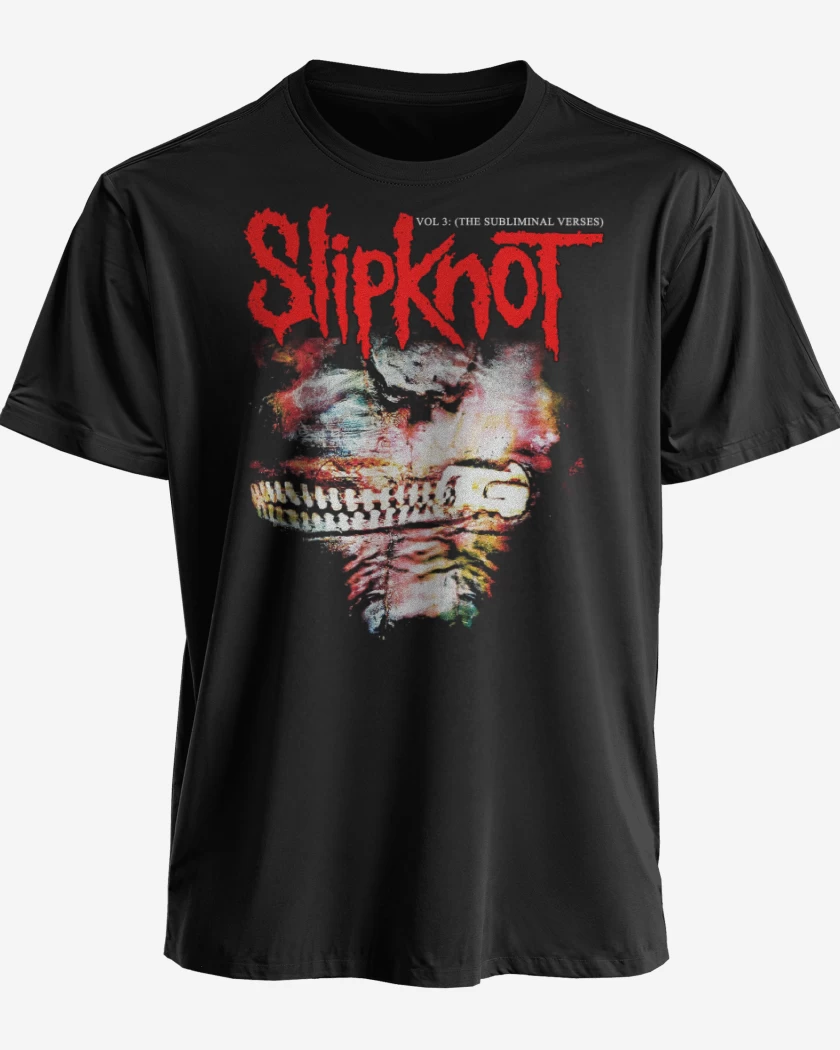 Polera premium Negro de Slipknot The Subliminal Verses