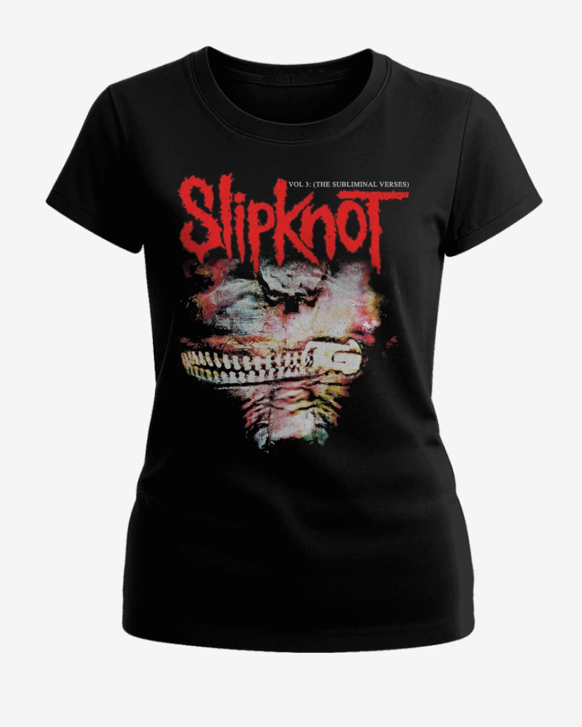 Polera de Mujer Negro de Slipknot The Subliminal Verses