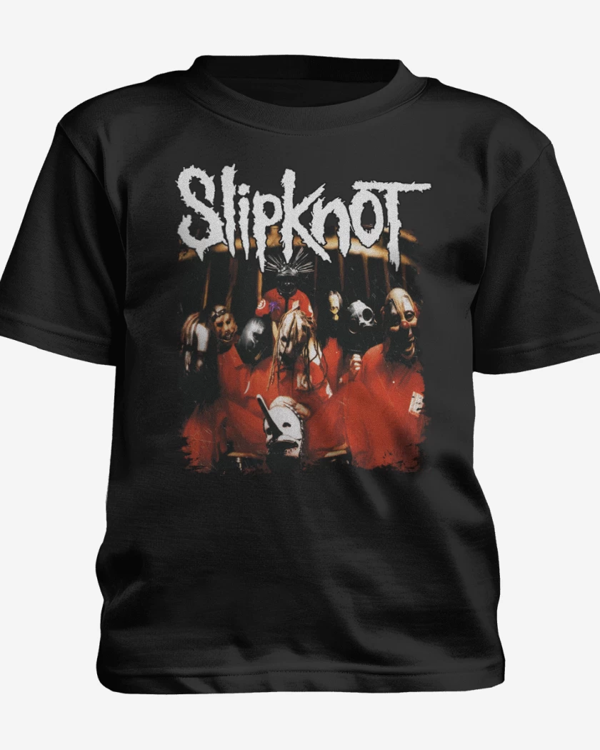 Polera de niño Negro de Slipknot ST