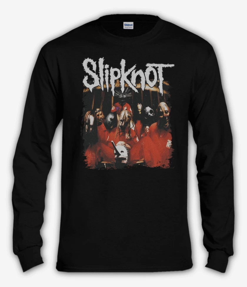 Polera manga larga Negro de Slipknot ST