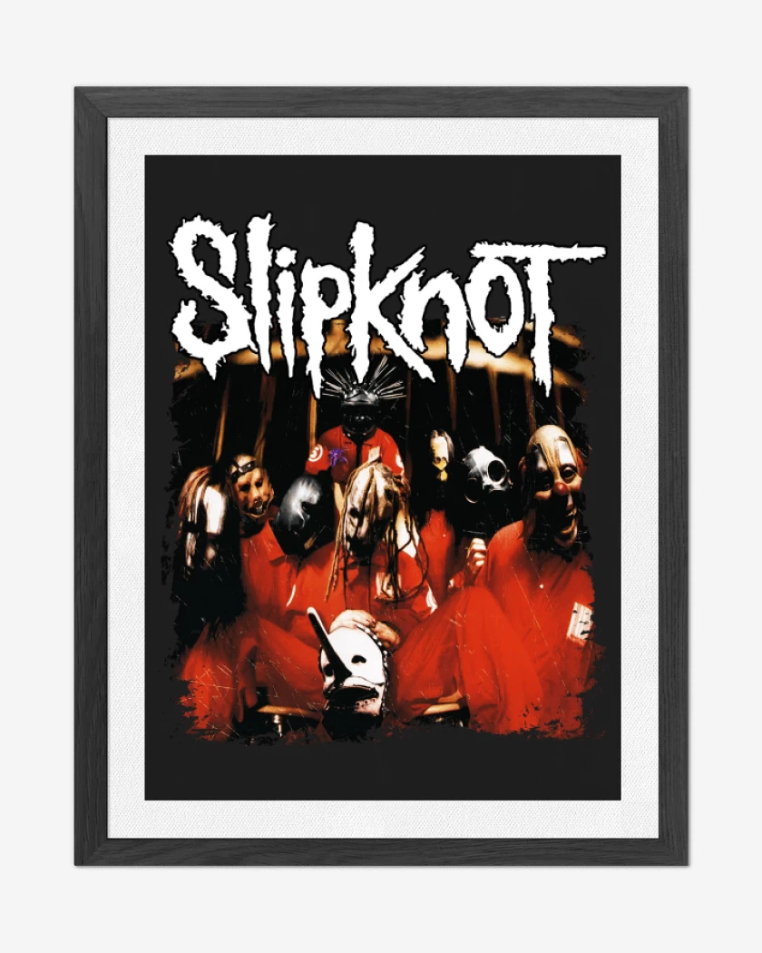 Cuadro decorativo Negro de Slipknot ST