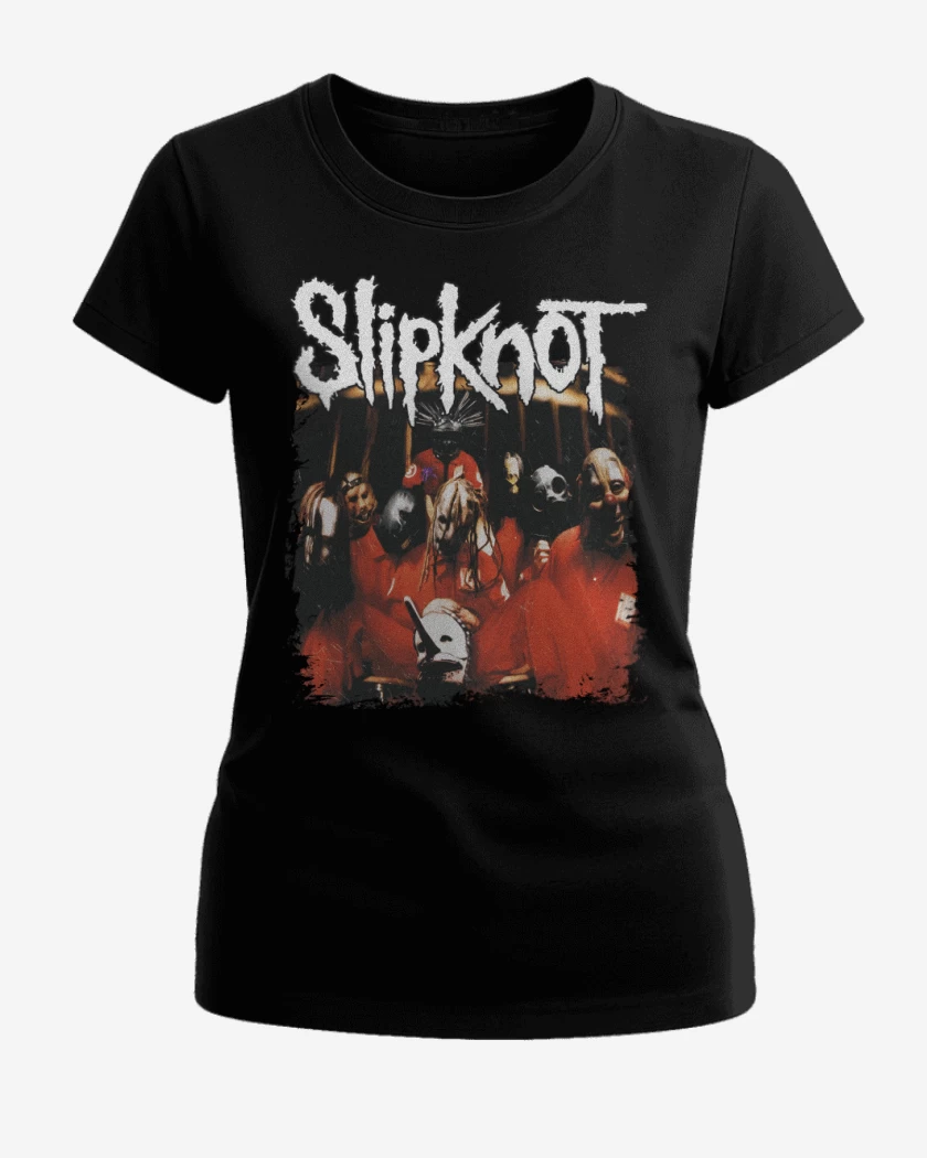 Polera de Mujer Negro de Slipknot ST