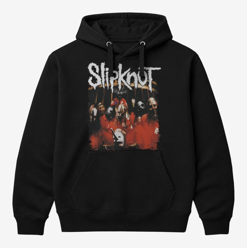 Polerón Canguro Negro de Slipknot ST