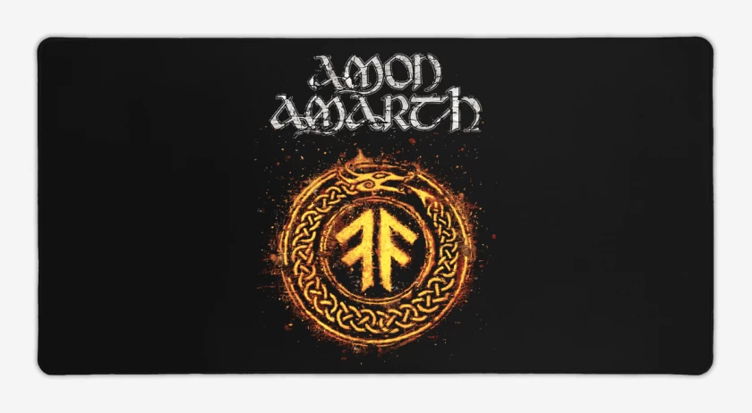 Mouse pad Gamer Negro de Amon Amarth