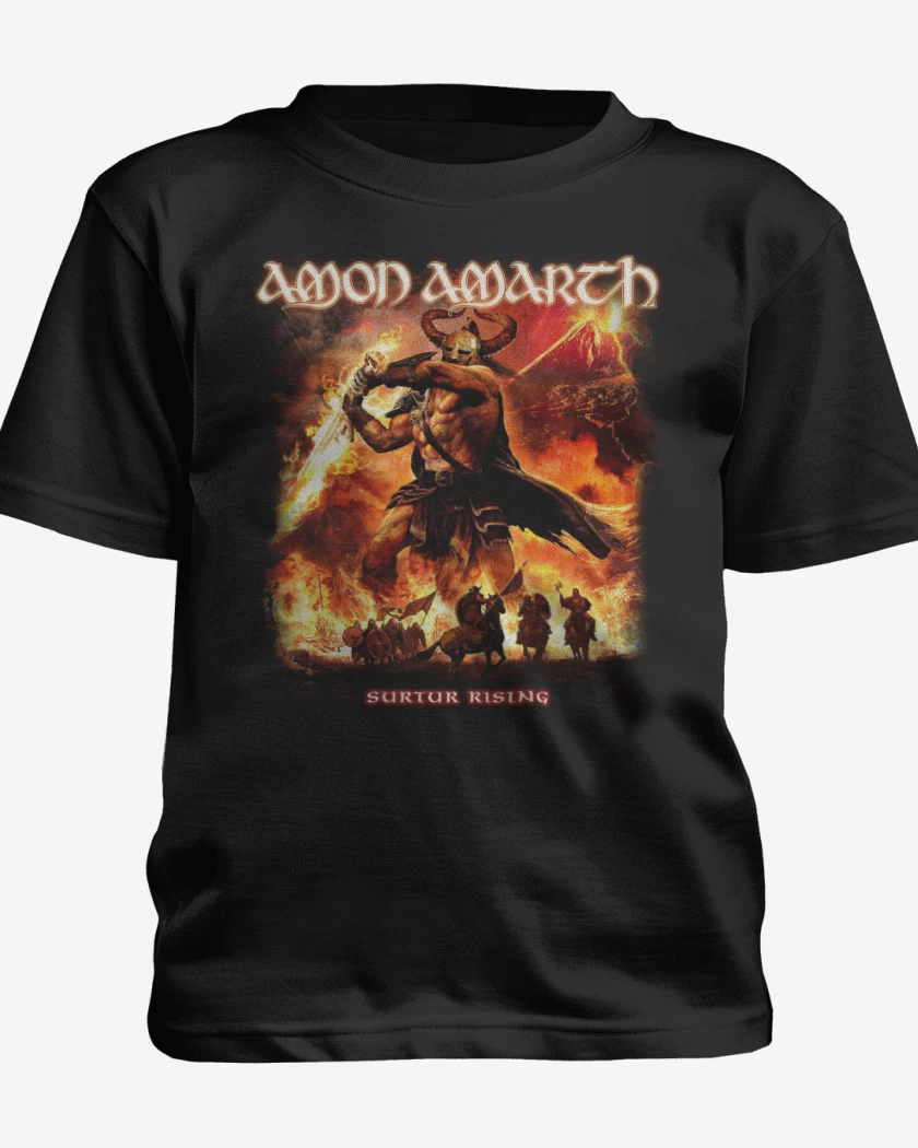 Polera de niño Negro de Surtur Rising