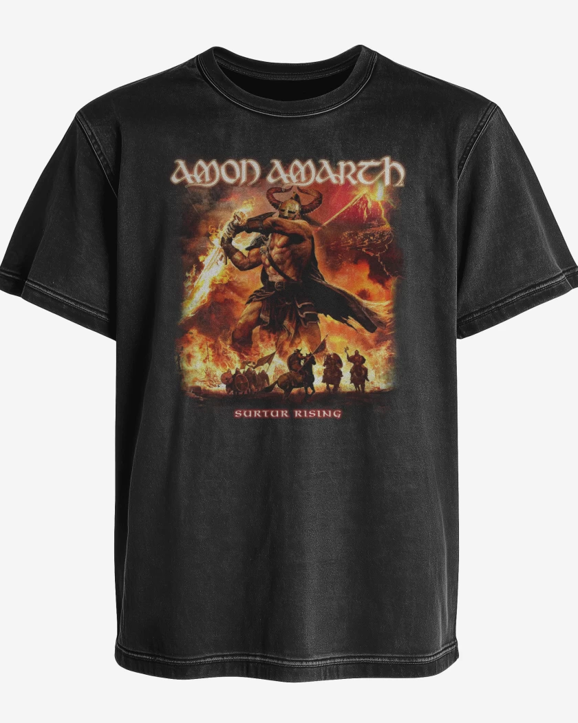 Polera desgastada Surtur Rising