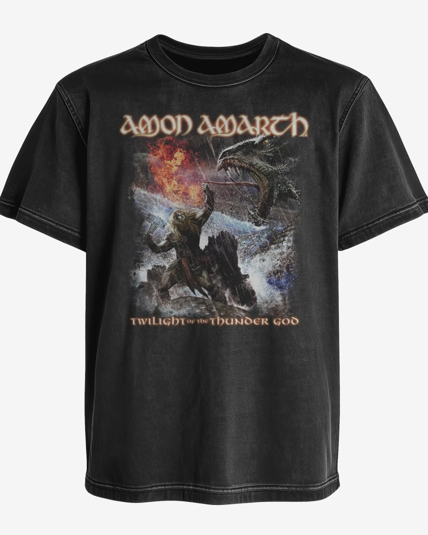 Polera desgastada Twilight of the Thunder God